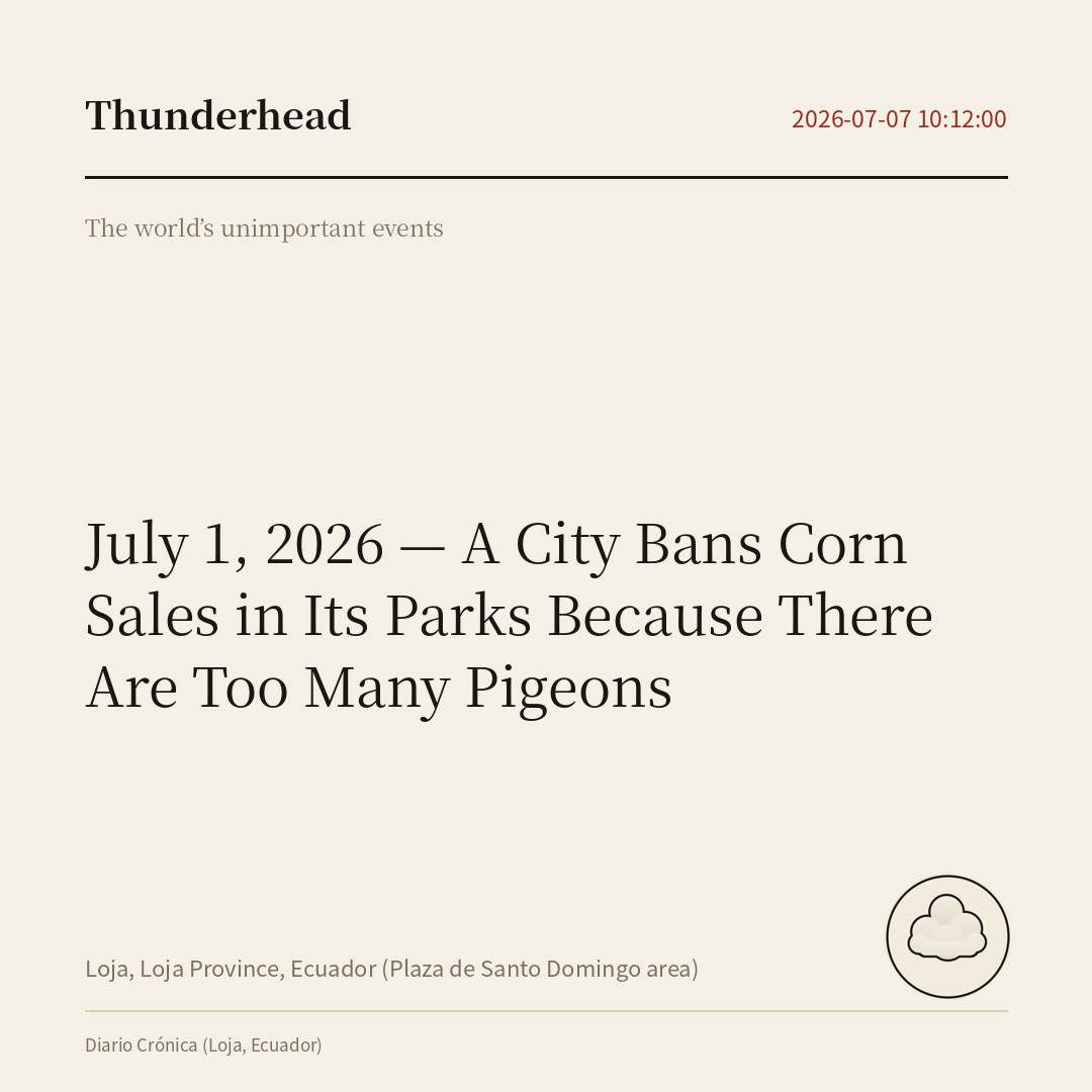 A City Bans Corn Sales in Its Parks Because There Are Too Many Pigeons